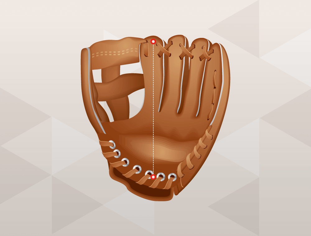 how to measure a baseball glove